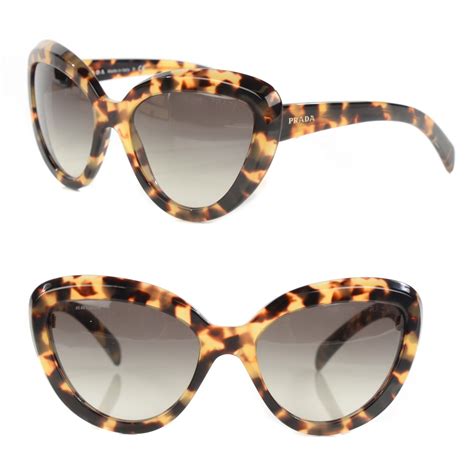 Prada cat eye tortoiseshell glasses